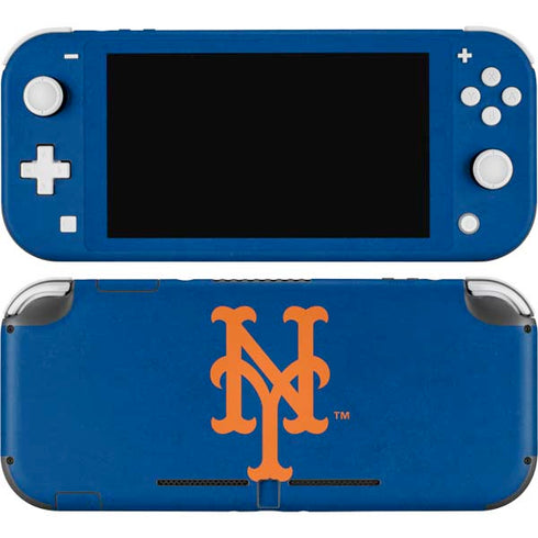 MLB New York Mets - Solid Distressed Nintendo Switch Lite Skin